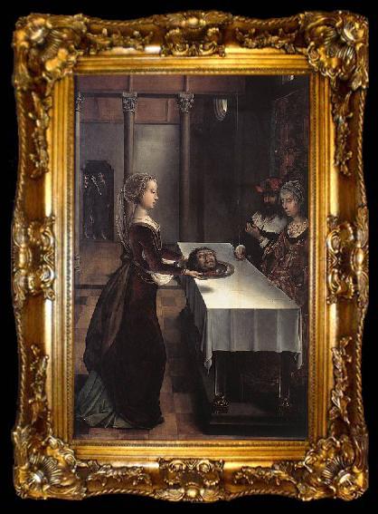 framed  Juan de Flandes Herodias
